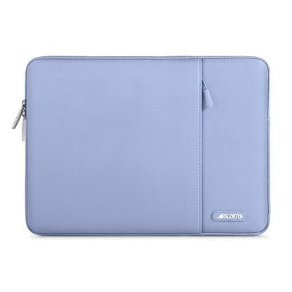 MOSISO Polyester Vertical Laptop Sleeve with Front Pocket, 12.3-18.5 Inch Universal Fit for MacBook Pro 16 M1/M2/M3/M4/M5, HP Dell Lenovo Acer Asus, Compatible with MacBook Neo, Dozens of Colors Available
