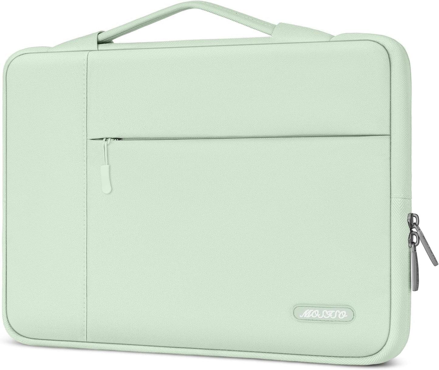 MOSISO Laptop Case 12.3-16 inch, 12.3 13 13.3 14 15 16 inch Laptop Sleeve with Handle Compatible with MacBook Air 15 inch M5 A3448 M4 A3241 M3 A3114 M2 A2941 2026-2023, Dell XPS, Polyester Multifunctional Computer Bag, Black