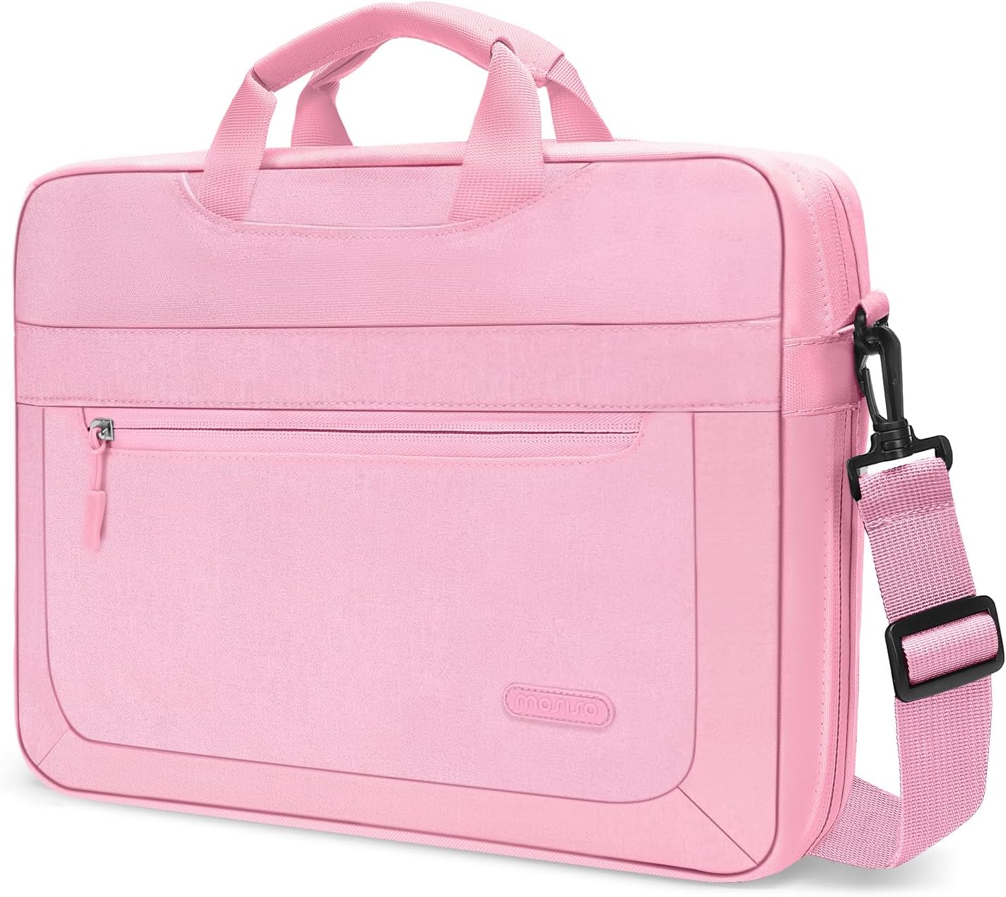 MOSISO Laptop Bag 13.3-17.3 inch, 13.3/16/17.3 inch Computer Bags Compatible with MacBook Neo 13/ Air 13/13.6/ Pro 13/14, HP Dell Lenovo Acer, Laptop Messenger Bag with Adjustable Depth at Bottom