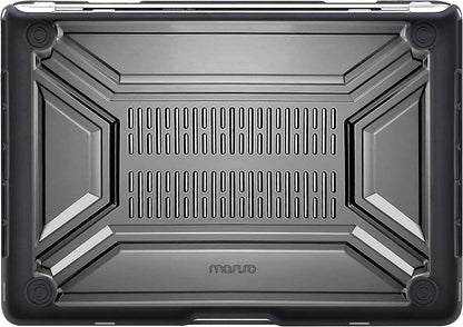 MOSISO Compatible with MacBook Pro 16 inch Case 2020 2019 Release A2141 with Touch Bar & Touch ID, Heavy Duty Plastic Hard Shell Case with TPU Bumper & Keyboard Cover Skin, Black