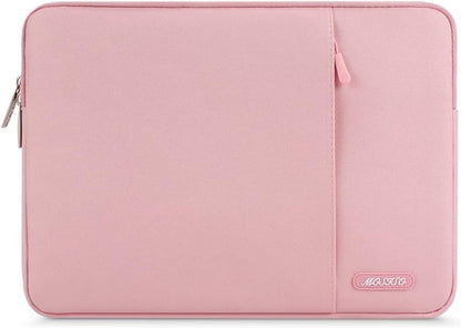 MOSISO Laptop Case 13-18.5 inch, 12.3 13 13.3 14 15 16 17.3 18.5 24 inch Laptop Sleeve Compatible with MacBook Pro 16 M5 M4 M3 M2 M1, HP Acer Dell Lenovo ASUS, Polyester Vertical Computer Sleeve Bag with Pocket, Black