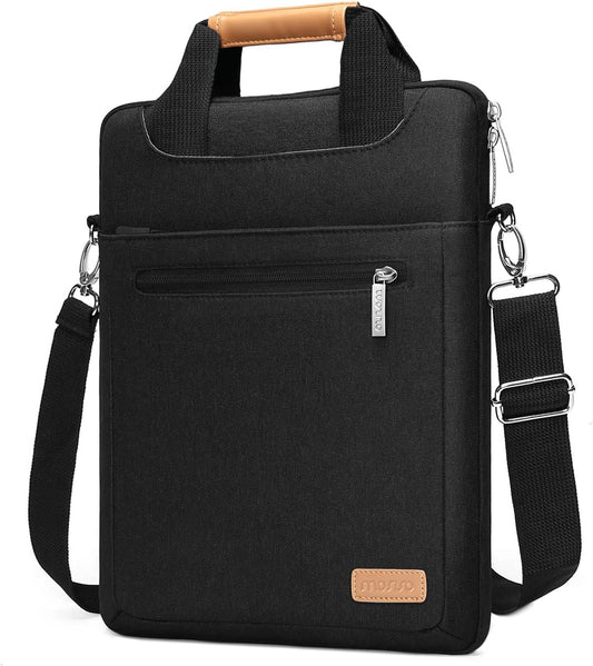 MOSISO Vertical Laptop Shoulder Bag Compatible with MacBook Air 15 inch M2 A2941 2023/Pro 16 2023-2019 M2 A2780 M1 A2485 A2141/Pro 15 A1398,15-15.6 inch Notebook with Zipper Pockets & Belt, Pink iMosiso