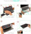MOSISO Compatible with MacBook Air 13 inch Case (A1369 & A1466, Older Version 2010-2017 Release), Plastic Rose Leaves Hard Shell Case & Keyboard Cover & Screen Protector, Transparent