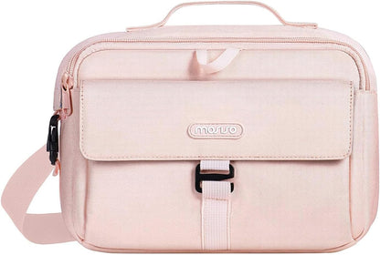 MOSISO Camera Shoulder Bag Case Crossbody Sling Purse, DSLR/SLR/Mirrorless Compact Padded Photography Handbag with Rain Cover Compatible with Canon/Nikon/Sony Cameras and Lenses, Pink mysite