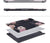 MOSISO Compatible with MacBook Pro 16 inch Case 2020 2019 Release A2141 with Touch Bar Touch ID, Plastic Peony Hard Shell Case & Keyboard Cover Skin & Screen Protector, Black