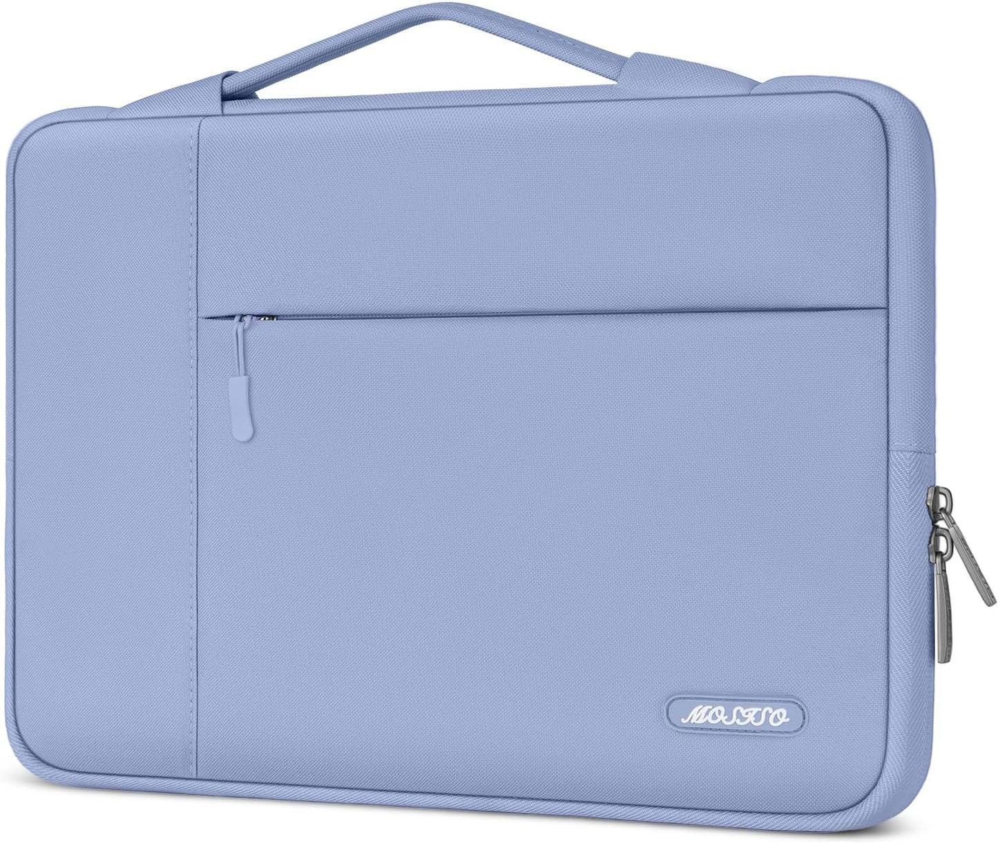 MOSISO Laptop Case 12.3-16 inch, 12.3 13 13.3 14 15 16 inch Laptop Sleeve with Handle Compatible with MacBook Air 15 inch M5 A3448 M4 A3241 M3 A3114 M2 A2941 2026-2023, Dell XPS, Polyester Multifunctional Computer Bag, Black