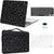MOSISO Compatible with MacBook Air 13 inch Case 2022-2018 Release A2337 M1 A2179 A1932 Retina Display, Plastic Leopard Grain Hard Shell&Sleeve Bag&Keyboard Skin&Webcam Cover&Screen Protector, Black