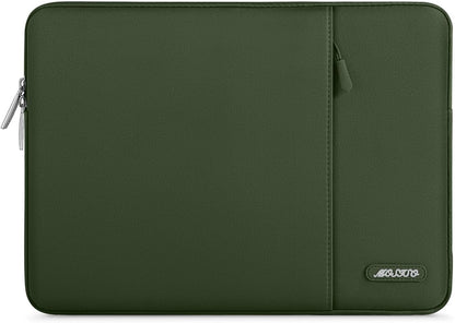 MOSISO Laptop Case 13-18.5 inch, 12.3 13 13.3 14 15 16 17.3 18.5 24 inch Laptop Sleeve Compatible with MacBook Pro 16 M5 M4 M3 M2 M1, HP Acer Dell Lenovo ASUS, Polyester Vertical Computer Sleeve Bag with Pocket, Black