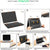 MOSISO Compatible with MacBook Pro 16 inch Case 2024 2023 2022 2021 M4 M3 M2 M1 A3403 A3186 A2991 A2780 A2485 Pro Max, Plastic Garden Flowers Hard Case&Keyboard Cover&Screen Protector, Transparent