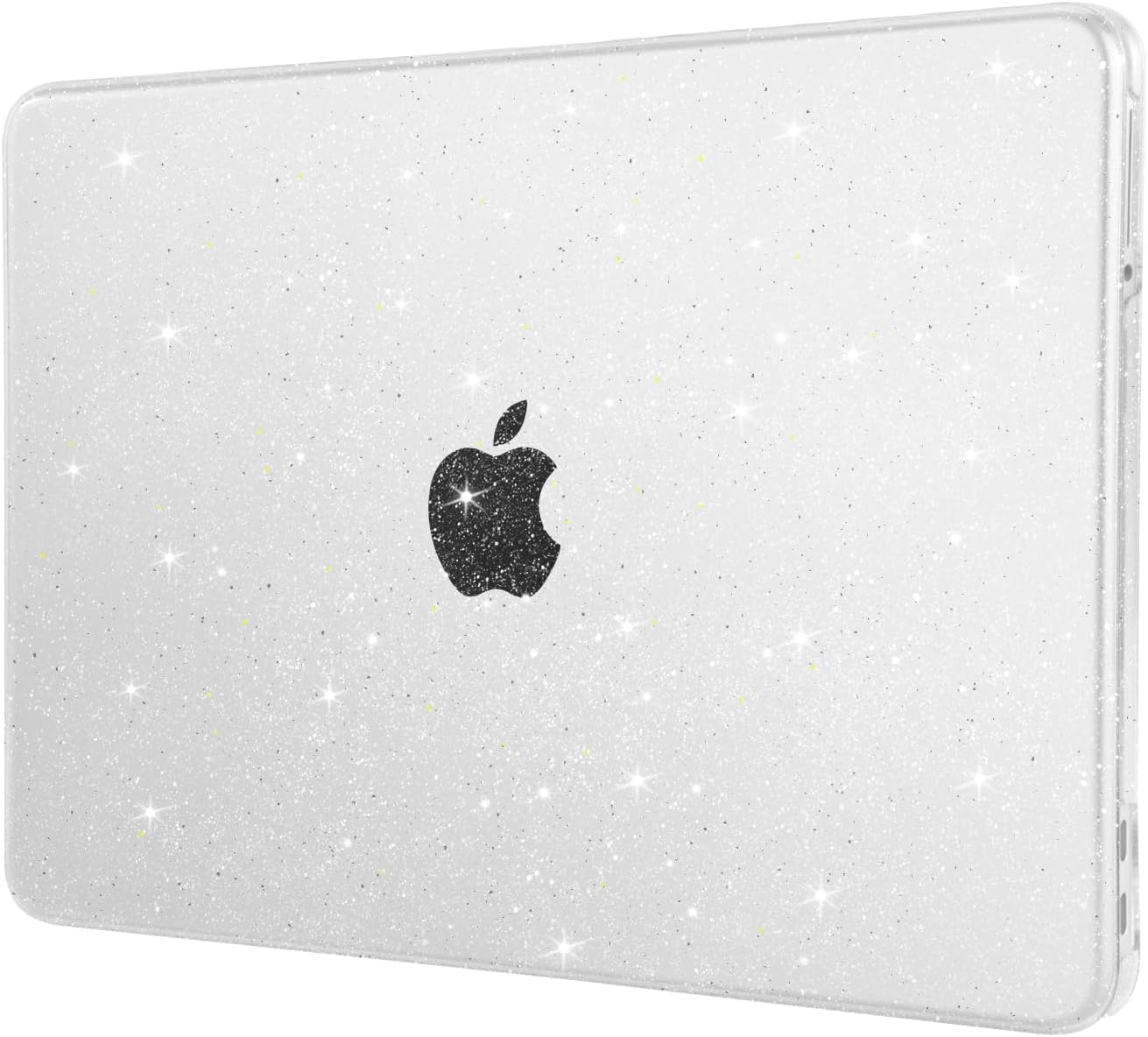 MOSISO Compatible with MacBook Neo Case 13 inch 2026 Release Model A3404 with A18 Pro Chip, Sparkly Glitter Crack & Scratch Resistant Ultra-Thin Protective Hard Shell Case Cover, Clear mysite