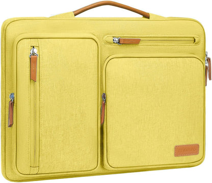 MOSISO 360 Protective Laptop Case 13-17.3 inch, 13 13.3 14 15 16 17.3 inch Laptop Sleeve Compatible with MacBook Air M4 M3 M2 2025 2024 2023, Dell XPS Plus, Side Open Carrying Case with 4 Zipper Pockets&Handle