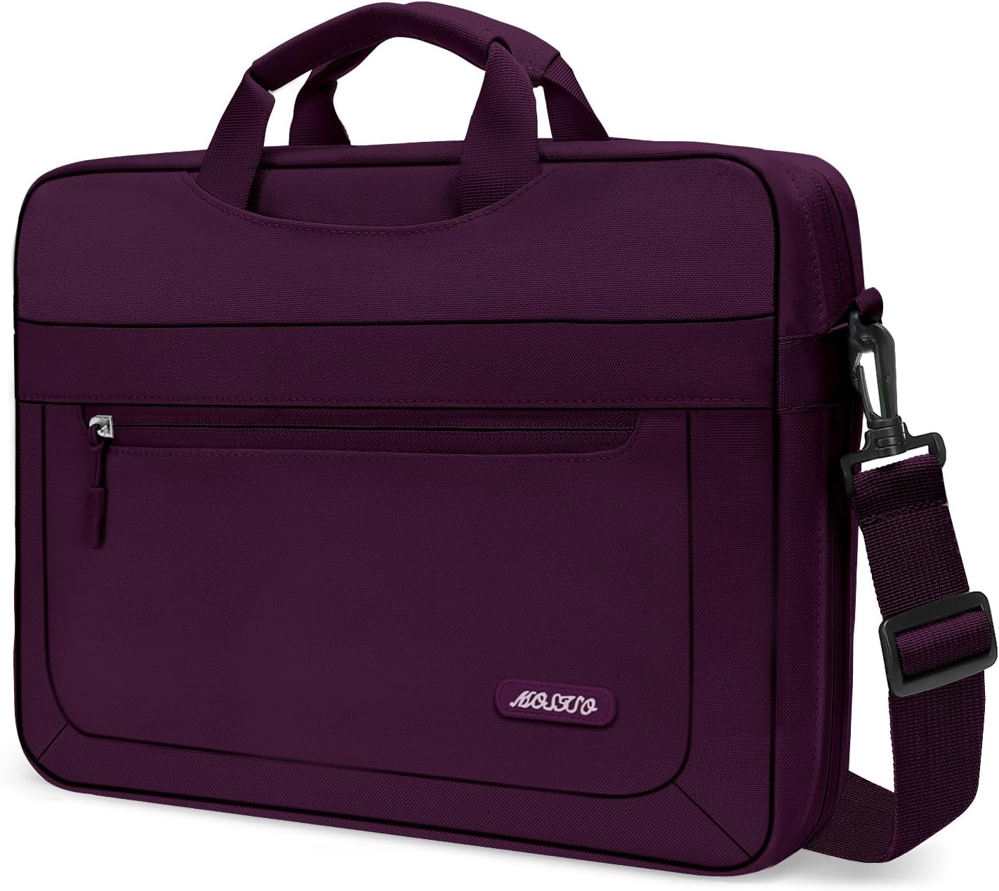 MOSISO Laptop Bag 13.3-17.3 inch, 13.3/16/17.3 inch Computer Bags Compatible with MacBook Neo 13/ Air 13/13.6/ Pro 13/14, HP Dell Lenovo Acer, Laptop Messenger Bag with Adjustable Depth at Bottom