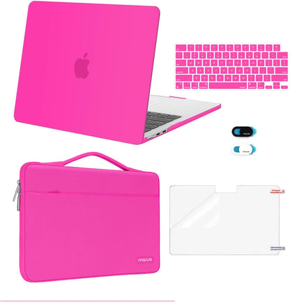 MOSISO Compatible with MacBook Air 13 inch Case M5 2026 M4 2025 M3 M2 2024-2022 A3449 A3240 A3113 A2681,Hard Shell&Sleeve Bag&Keyboard Skin&Webcam Cover&ScreenFilm for MacBook Air 13.6