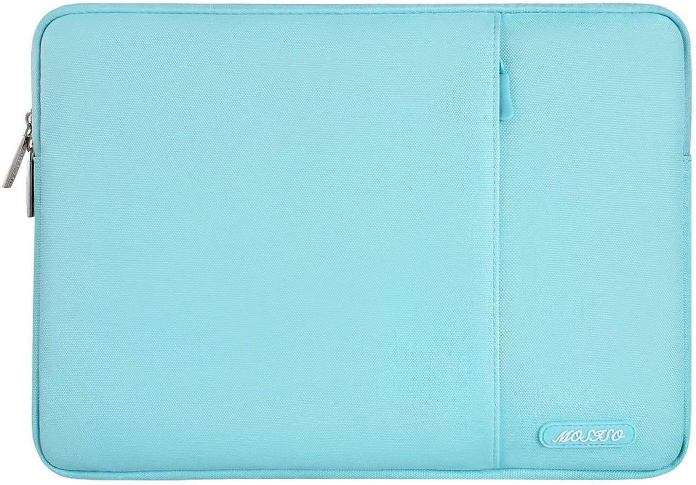 MOSISO Laptop Case 13-18.5 inch, 12.3 13 13.3 14 15 16 17.3 18.5 24 inch Laptop Sleeve Compatible with MacBook Pro 16 M5 M4 M3 M2 M1, HP Acer Dell Lenovo ASUS, Polyester Vertical Computer Sleeve Bag with Pocket, Black