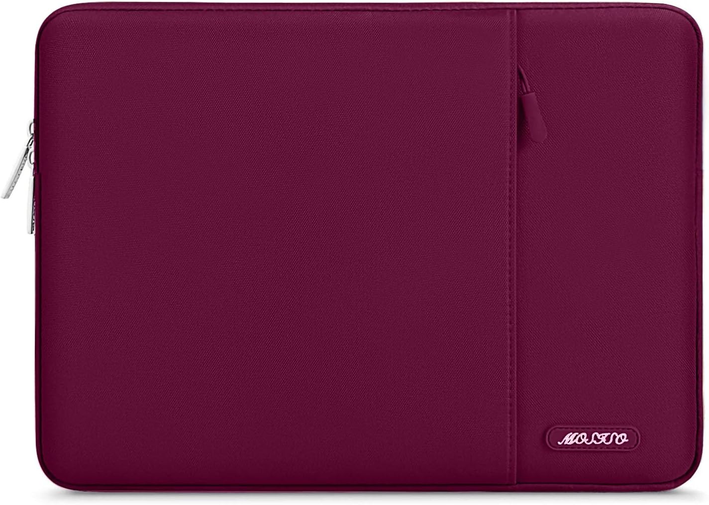 MOSISO Laptop Case 13-18.5 inch, 12.3 13 13.3 14 15 16 17.3 18.5 24 inch Laptop Sleeve Compatible with MacBook Pro 16 M5 M4 M3 M2 M1, HP Acer Dell Lenovo ASUS, Polyester Vertical Computer Sleeve Bag with Pocket, Black