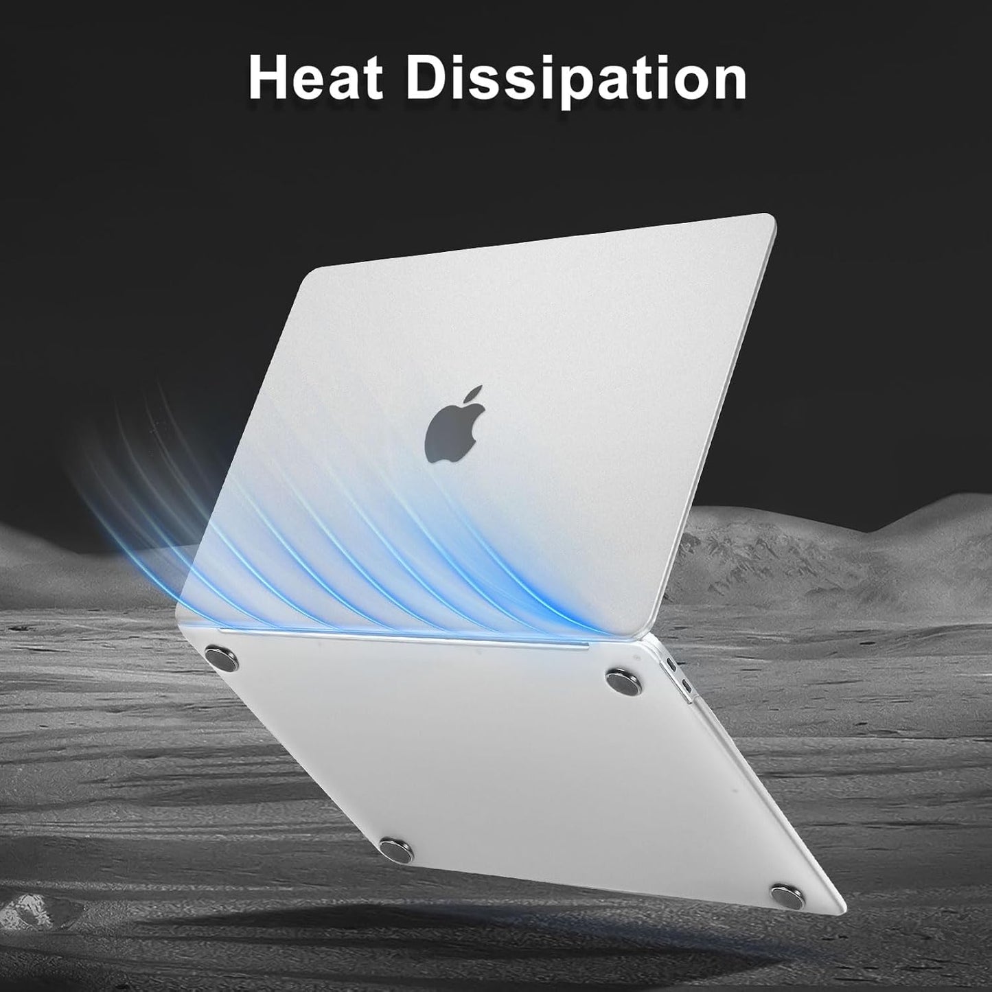 MOSISO Compatible with MacBook Air 13 inch Case 2022 2021 2020 2019 2018 A2337 M1 A2179 A1932, 3 in 1 Kit Seamlessly Closes Crack-Resistant&Reduces-Fingerprints Hard Shell