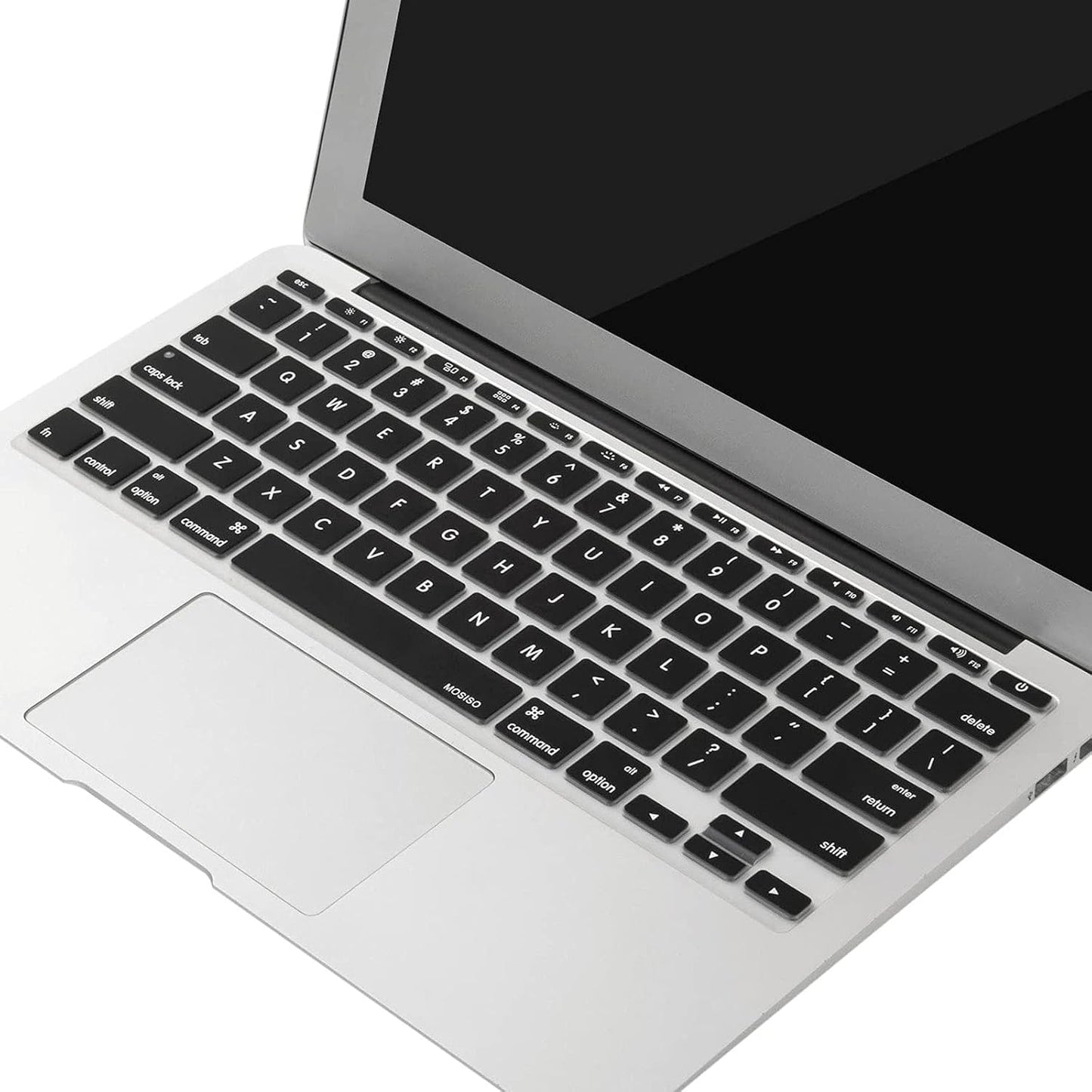MOSISO Protective Keyboard Cover Skin Compatible with MacBook Air 11 inch A1370 A1465, Black