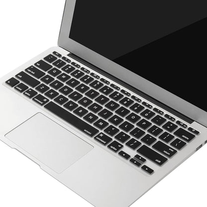 MOSISO Protective Keyboard Cover Skin Compatible with MacBook Air 11 inch A1370 A1465, Black