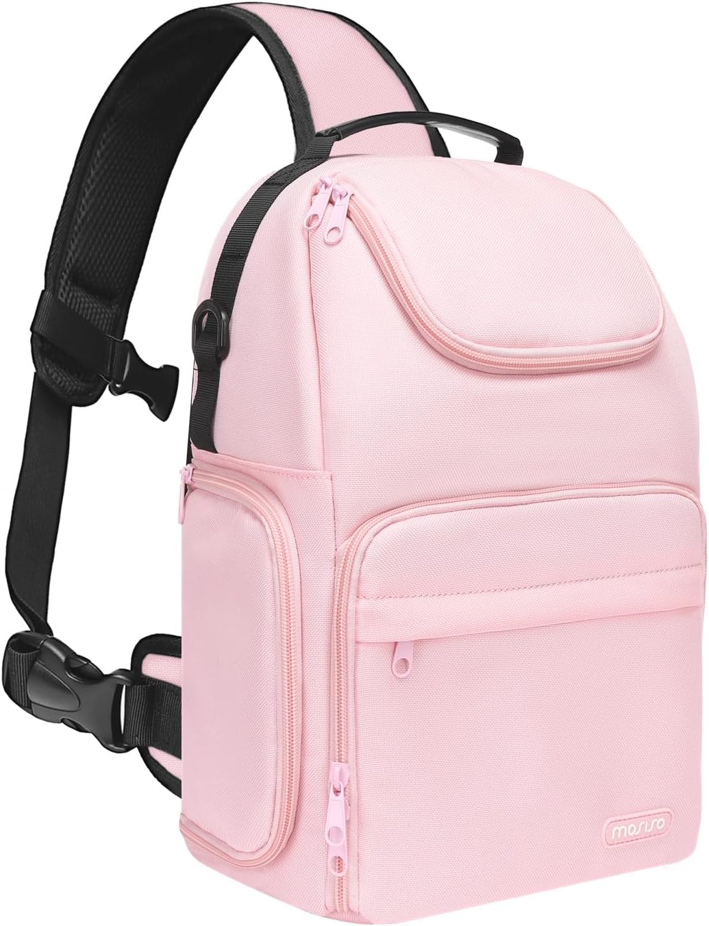 MOSISO Camera Sling Bag, DSLR/SLR/Mirrorless Camera Case Crossbody Photography Backpack with Tripod Holder&Removable Modular Inserts&PU Handle Compatible with Canon/Nikon/Sony, Black mysite