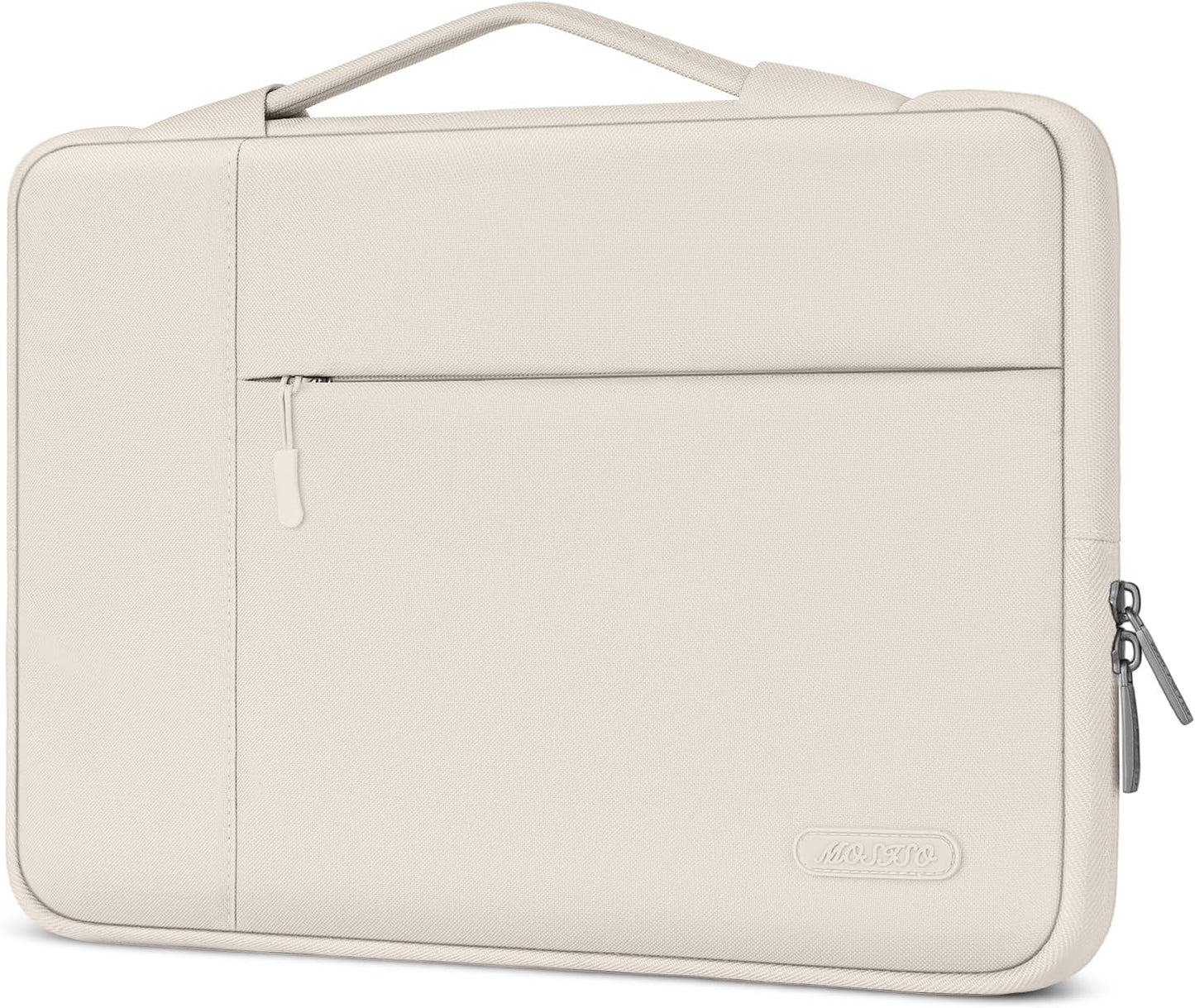 MOSISO Laptop Case 12.3-16 inch, 12.3 13 13.3 14 15 16 inch Laptop Sleeve with Handle Compatible with MacBook Air 15 inch M5 A3448 M4 A3241 M3 A3114 M2 A2941 2026-2023, Dell XPS, Polyester Multifunctional Computer Bag, Black
