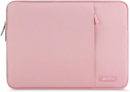 MOSISO Laptop Case 13-18.5 inch, 12.3 13 13.3 14 15 16 17.3 18.5 24 inch Laptop Sleeve Compatible with MacBook Pro 16 M5 M4 M3 M2 M1, HP Acer Dell Lenovo ASUS, Polyester Vertical Computer Sleeve Bag with Pocket, Black