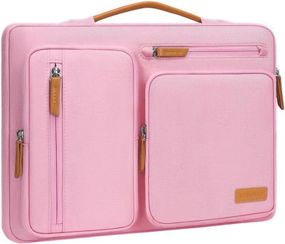 MOSISO 360 Protective Laptop Case 13-17.3 inch, 13 13.3 14 15 16 17.3 inch Laptop Sleeve Compatible with MacBook Air M4 M3 M2 2025 2024 2023, Dell XPS Plus, Side Open Carrying Case with 4 Zipper Pockets&Handle