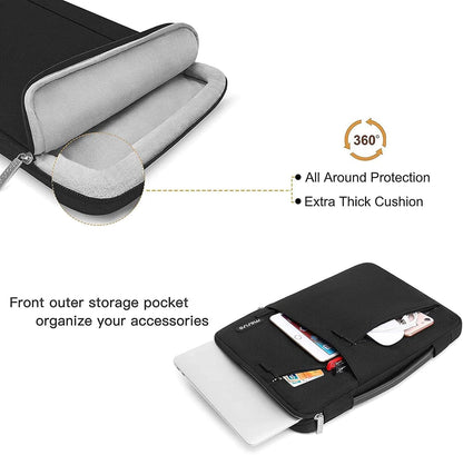 MOSISO Compatible with MacBook Air 13 inch Case 2022 2021 2020 Release A2337 M1 A2179 Retina Display Touch ID, Plastic Hard Shell Case with TPU Bumper&Carrying Sleeve Bag&Keyboard Cover, Black