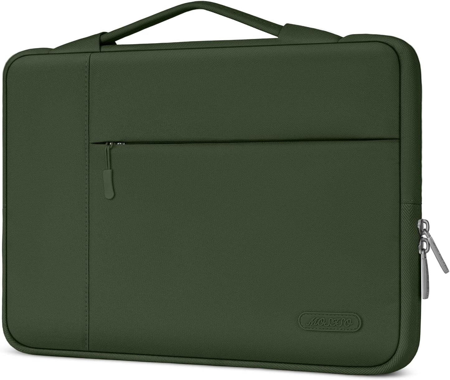 MOSISO Laptop Case 12.3-16 inch, 12.3 13 13.3 14 15 16 inch Laptop Sleeve with Handle Compatible with MacBook Air 15 inch M5 A3448 M4 A3241 M3 A3114 M2 A2941 2026-2023, Dell XPS, Polyester Multifunctional Computer Bag, Black