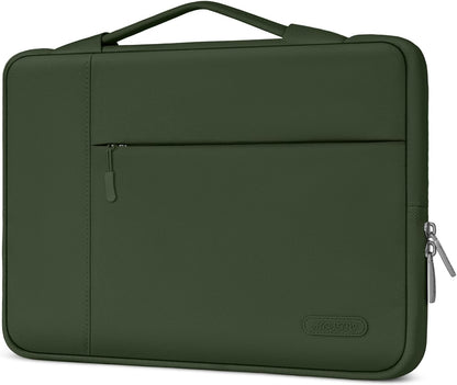 MOSISO Laptop Case 12.3-16 inch, 12.3 13 13.3 14 15 16 inch Laptop Sleeve with Handle Compatible with MacBook Air 15 inch M5 A3448 M4 A3241 M3 A3114 M2 A2941 2026-2023, Dell XPS, Polyester Multifunctional Computer Bag, Black
