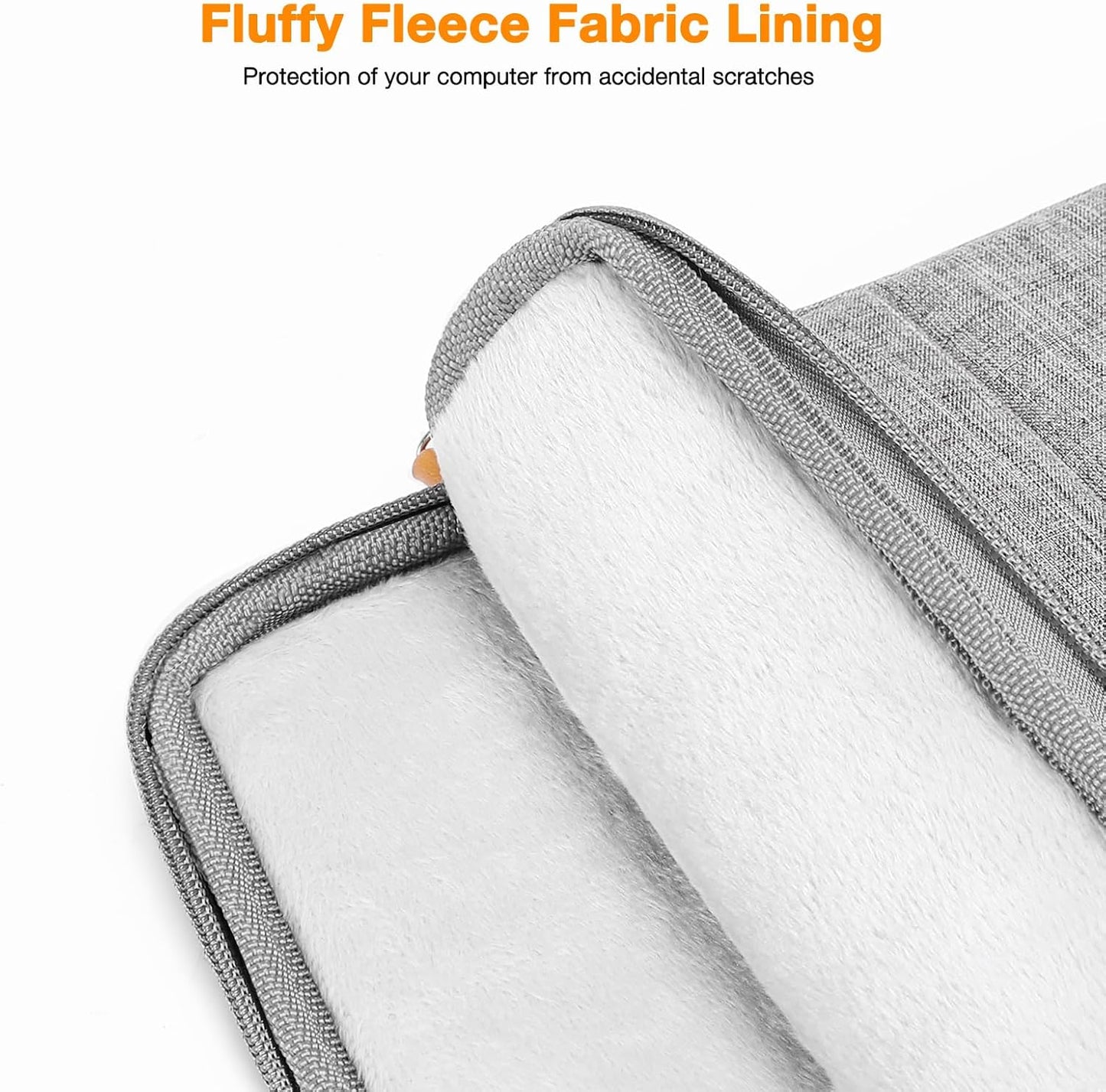 MOSISO Laptop Shoulder Bag, 15.6 inch Computer Bag Compatible with MacBook 16 inch, HP, Dell, Lenovo, Asus, Razer Notebook, Quilted Messenger Briefcase with Front Horizontal Pocket & Strap, Gray