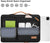 MOSISO 9-11 inch Tablet Sleeve Case for iPad A16 2025, iPad Air 11 inch M3 M2, iPad Pro 11 M4, iPad 10/9/8/7th, Galaxy Tab A9+/S9/S8/Plus 11, Side Open Carrying Bag with 4 Zipper Pockets, Black