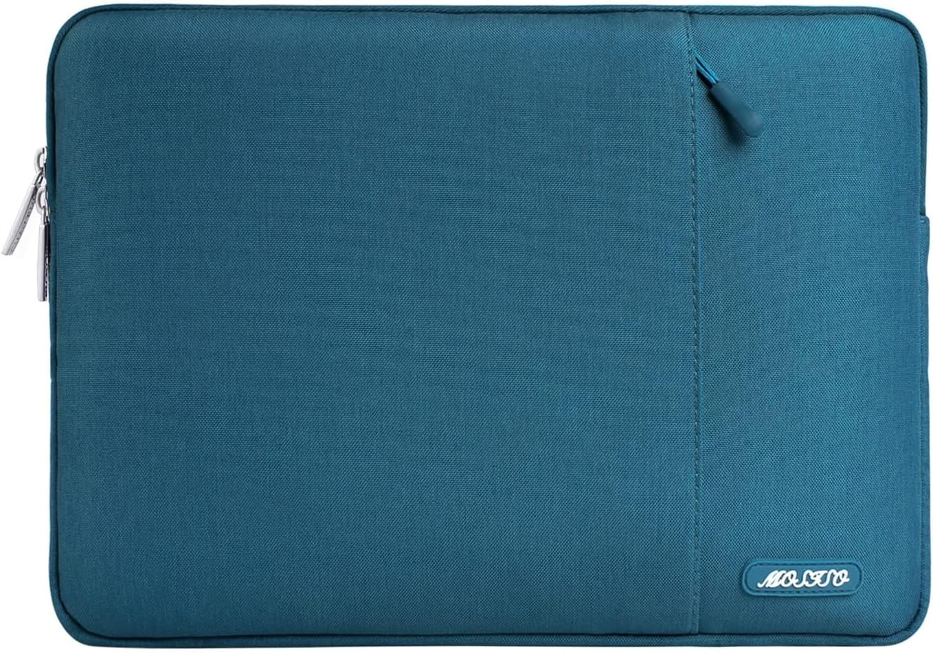 MOSISO Laptop Case 13-18.5 inch, 12.3 13 13.3 14 15 16 17.3 18.5 24 inch Laptop Sleeve Compatible with MacBook Pro 16 M5 M4 M3 M2 M1, HP Acer Dell Lenovo ASUS, Polyester Vertical Computer Sleeve Bag with Pocket, Black