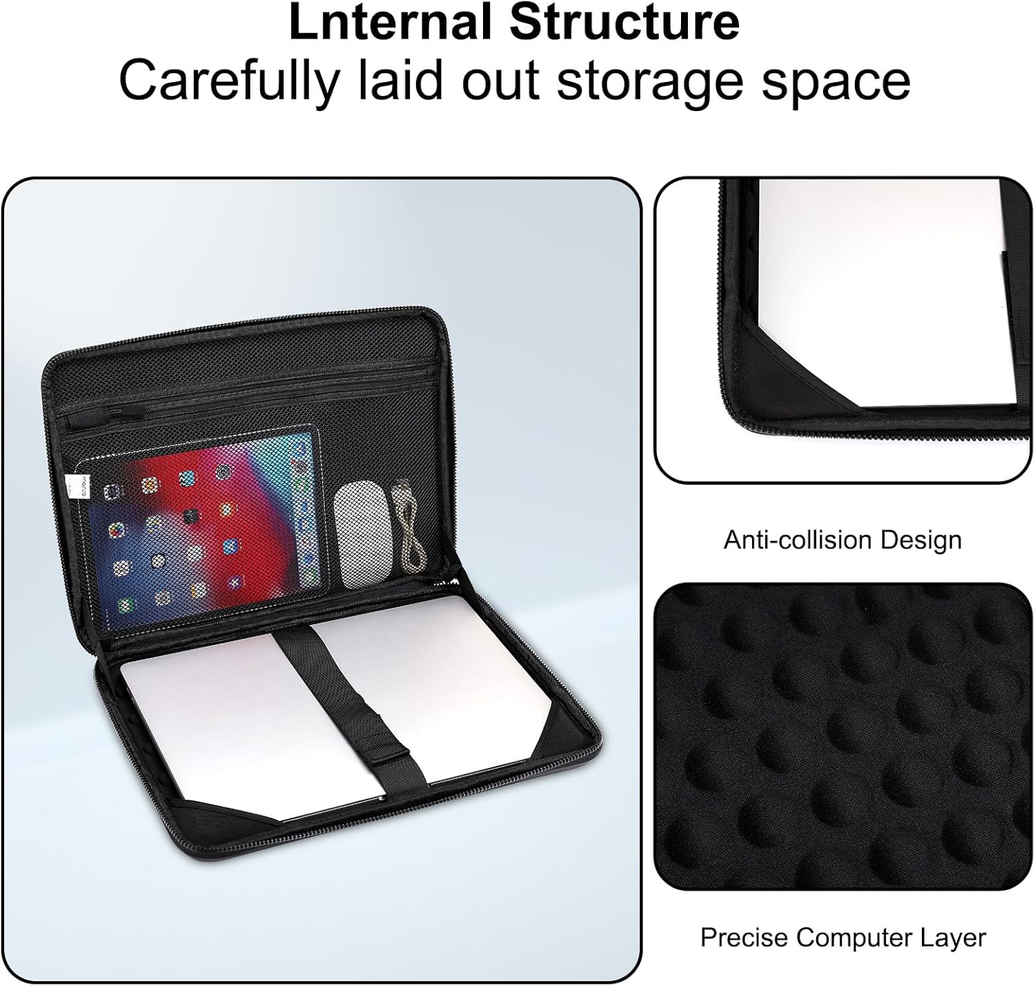 MOSISO Hard Shell Laptop Sleeve Shoulder Bag, inch Computer