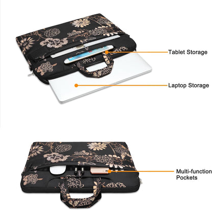 MOSISO Laptop Bag for Women, 15 inch Computer Bag Compatible with MacBook, HP, Dell, Lenovo, Asus, Notebook, 15.6 inch Laptop Shoulder Carrying Messenger Sleeve with Strap