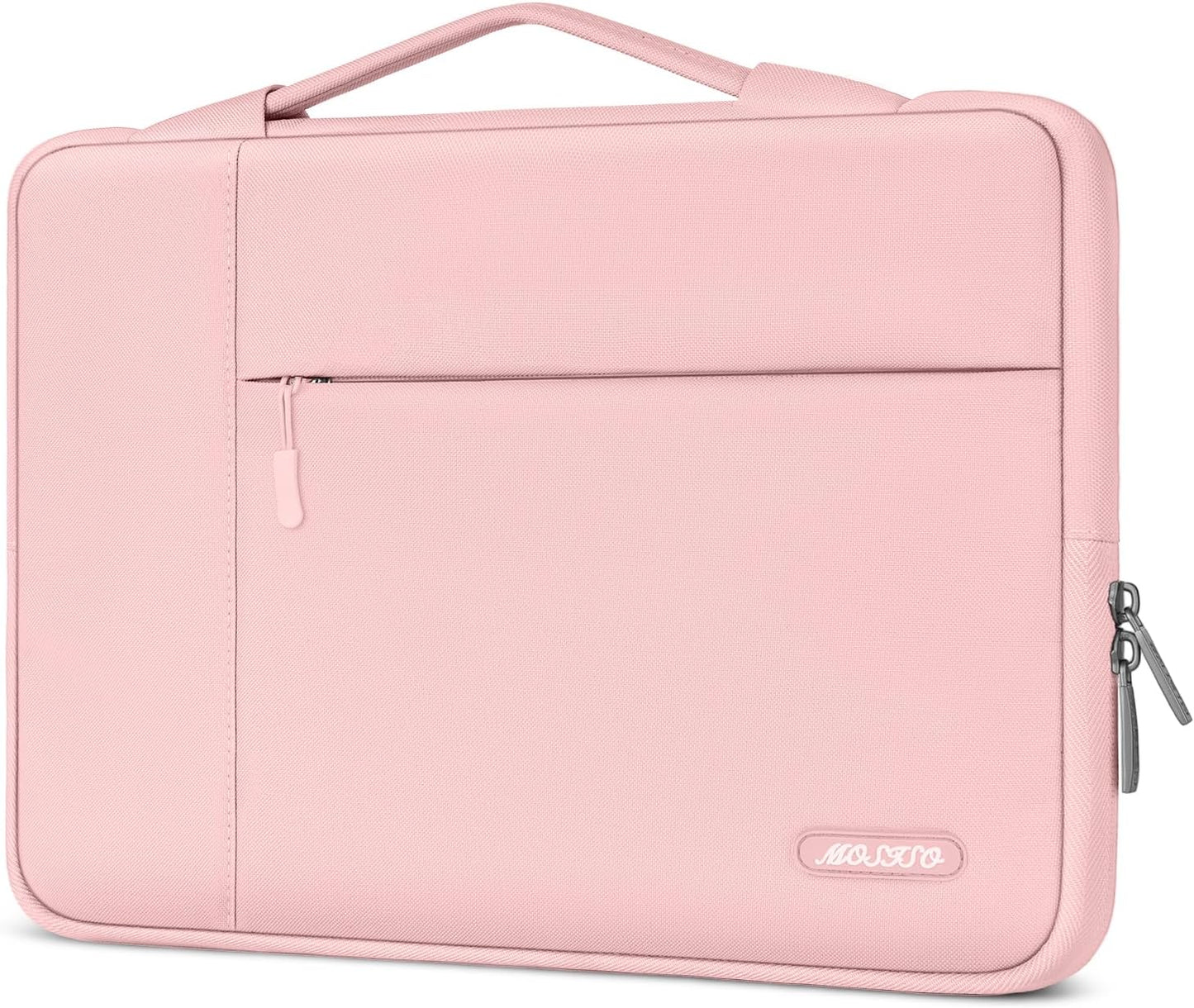 MOSISO Laptop Case 12.3-16 inch, 12.3 13 13.3 14 15 16 inch Laptop Sleeve with Handle Compatible with MacBook Air 15 inch M5 A3448 M4 A3241 M3 A3114 M2 A2941 2026-2023, Dell XPS, Polyester Multifunctional Computer Bag, Black
