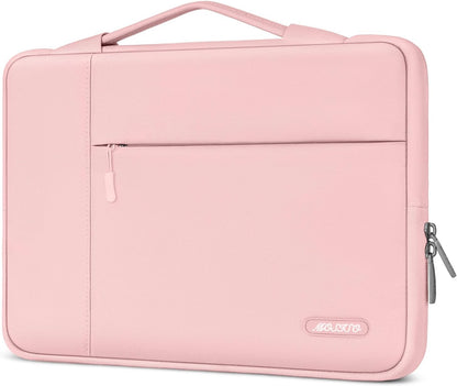 MOSISO Laptop Case 12.3-16 inch, 12.3 13 13.3 14 15 16 inch Laptop Sleeve with Handle Compatible with MacBook Air 15 inch M5 A3448 M4 A3241 M3 A3114 M2 A2941 2026-2023, Dell XPS, Polyester Multifunctional Computer Bag, Black
