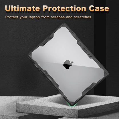 MOSISO Compatible with MacBook Pro 16 inch Case 2025-2021 M4 M3 M2 M1 A3403 A3186 A2991 A2780 A2485, Symmetric Geometric Heavy Duty Hard Shell Case with TPU Bumper&Keyboard Cover&Type C, Black