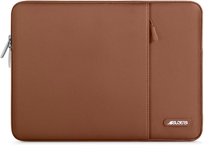MOSISO Laptop Case 13-18.5 inch, 12.3 13 13.3 14 15 16 17.3 18.5 24 inch Laptop Sleeve Compatible with MacBook Pro 16 M5 M4 M3 M2 M1, HP Acer Dell Lenovo ASUS, Polyester Vertical Computer Sleeve Bag with Pocket, Black