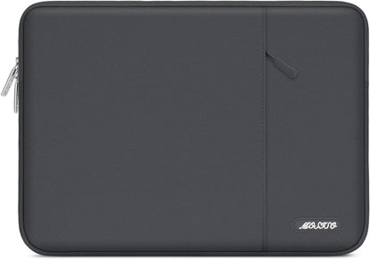 MOSISO Laptop Case 13-18.5 inch, 12.3 13 13.3 14 15 16 17.3 18.5 24 inch Laptop Sleeve Compatible with MacBook Pro 16 M5 M4 M3 M2 M1, HP Acer Dell Lenovo ASUS, Polyester Vertical Computer Sleeve Bag with Pocket, Black