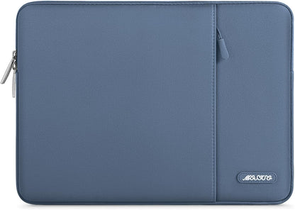 MOSISO Laptop Case 13-18.5 inch, 12.3 13 13.3 14 15 16 17.3 18.5 24 inch Laptop Sleeve Compatible with MacBook Pro 16 M5 M4 M3 M2 M1, HP Acer Dell Lenovo ASUS, Polyester Vertical Computer Sleeve Bag with Pocket, Black