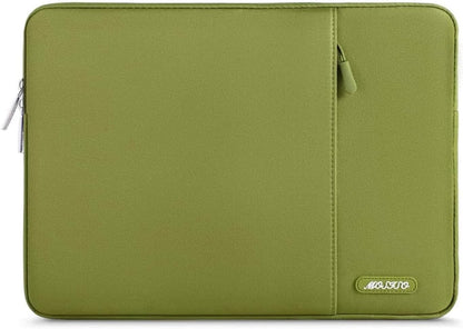 MOSISO Laptop Case 13-18.5 inch, 12.3 13 13.3 14 15 16 17.3 18.5 24 inch Laptop Sleeve Compatible with MacBook Pro 16 M5 M4 M3 M2 M1, HP Acer Dell Lenovo ASUS, Polyester Vertical Computer Sleeve Bag with Pocket, Black