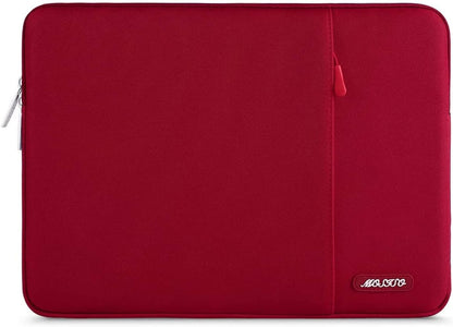 MOSISO Laptop Case 13-18.5 inch, 12.3 13 13.3 14 15 16 17.3 18.5 24 inch Laptop Sleeve Compatible with MacBook Pro 16 M5 M4 M3 M2 M1, HP Acer Dell Lenovo ASUS, Polyester Vertical Computer Sleeve Bag with Pocket, Black