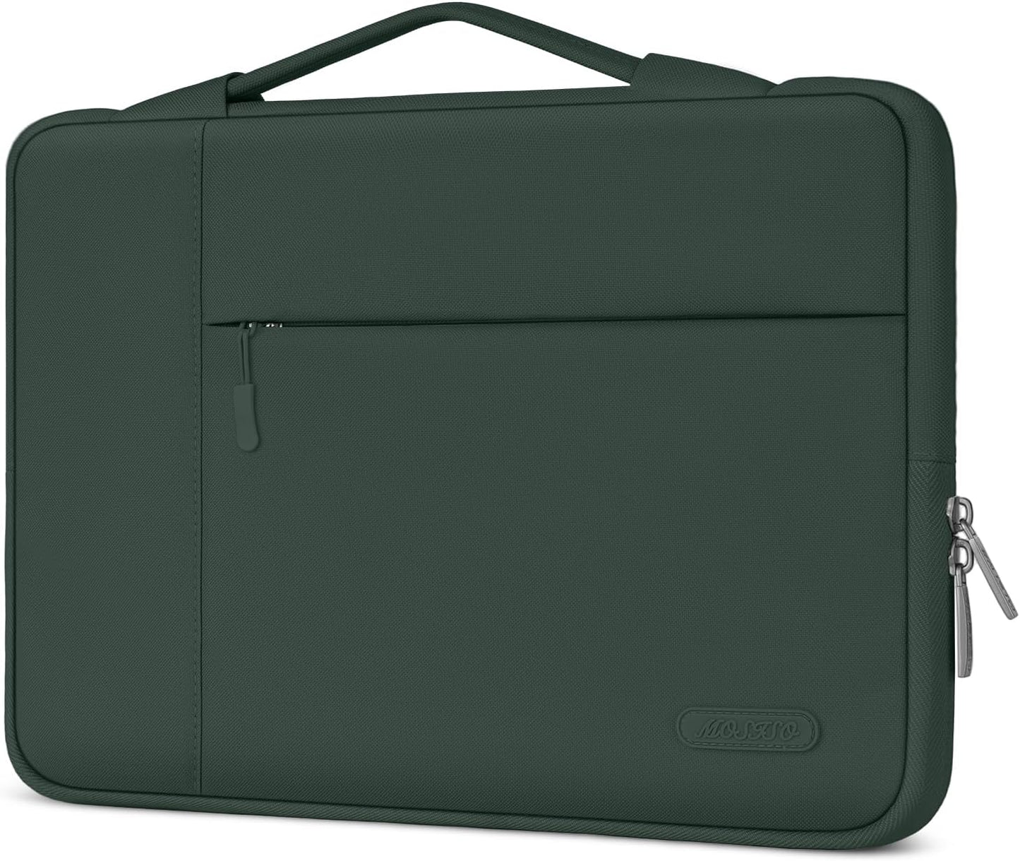 MOSISO Laptop Case 12.3-16 inch, 12.3 13 13.3 14 15 16 inch Laptop Sleeve with Handle Compatible with MacBook Air 15 inch M5 A3448 M4 A3241 M3 A3114 M2 A2941 2026-2023, Dell XPS, Polyester Multifunctional Computer Bag, Black