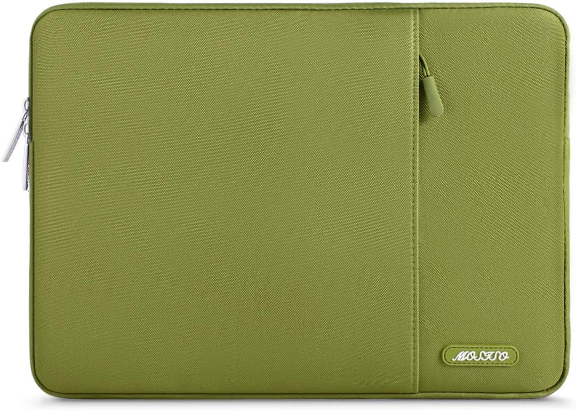 MOSISO Laptop Case 13-18.5 inch, 12.3 13 13.3 14 15 16 17.3 18.5 24 inch Laptop Sleeve Compatible with MacBook Pro 16 M5 M4 M3 M2 M1, HP Acer Dell Lenovo ASUS, Polyester Vertical Computer Sleeve Bag with Pocket, Black