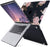 MOSISO Compatible with MacBook Pro 16 inch Case 2020 2019 Release A2141 with Touch Bar Touch ID, Plastic Peony Hard Shell Case & Keyboard Cover Skin & Screen Protector, Black
