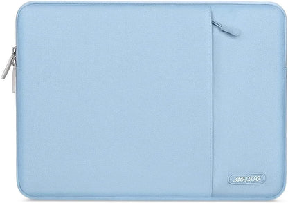 MOSISO Laptop Case 13-18.5 inch, 12.3 13 13.3 14 15 16 17.3 18.5 24 inch Laptop Sleeve Compatible with MacBook Pro 16 M5 M4 M3 M2 M1, HP Acer Dell Lenovo ASUS, Polyester Vertical Computer Sleeve Bag with Pocket, Black