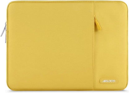 MOSISO Laptop Case 13-18.5 inch, 12.3 13 13.3 14 15 16 17.3 18.5 24 inch Laptop Sleeve Compatible with MacBook Pro 16 M5 M4 M3 M2 M1, HP Acer Dell Lenovo ASUS, Polyester Vertical Computer Sleeve Bag with Pocket, Black