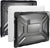 MOSISO Compatible with MacBook Pro 16 inch Case 2020 2019 Release A2141 with Touch Bar & Touch ID, Heavy Duty Plastic Hard Shell Case with TPU Bumper & Keyboard Cover Skin, Black