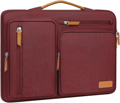 MOSISO 360 Protective Laptop Case 13-17.3 inch, 13 13.3 14 15 16 17.3 inch Laptop Sleeve Compatible with MacBook Air M4 M3 M2 2025 2024 2023, Dell XPS Plus, Side Open Carrying Case with 4 Zipper Pockets&Handle