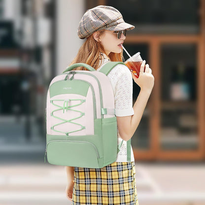 MOSISO Refined Bowknot‑Flap‑PU‑Leather‑Tote‑Bag,15‑6‑Inch‑Fit,Multi‑Organizer‑Pockets & Coordinating‑Matching‑Clutch
